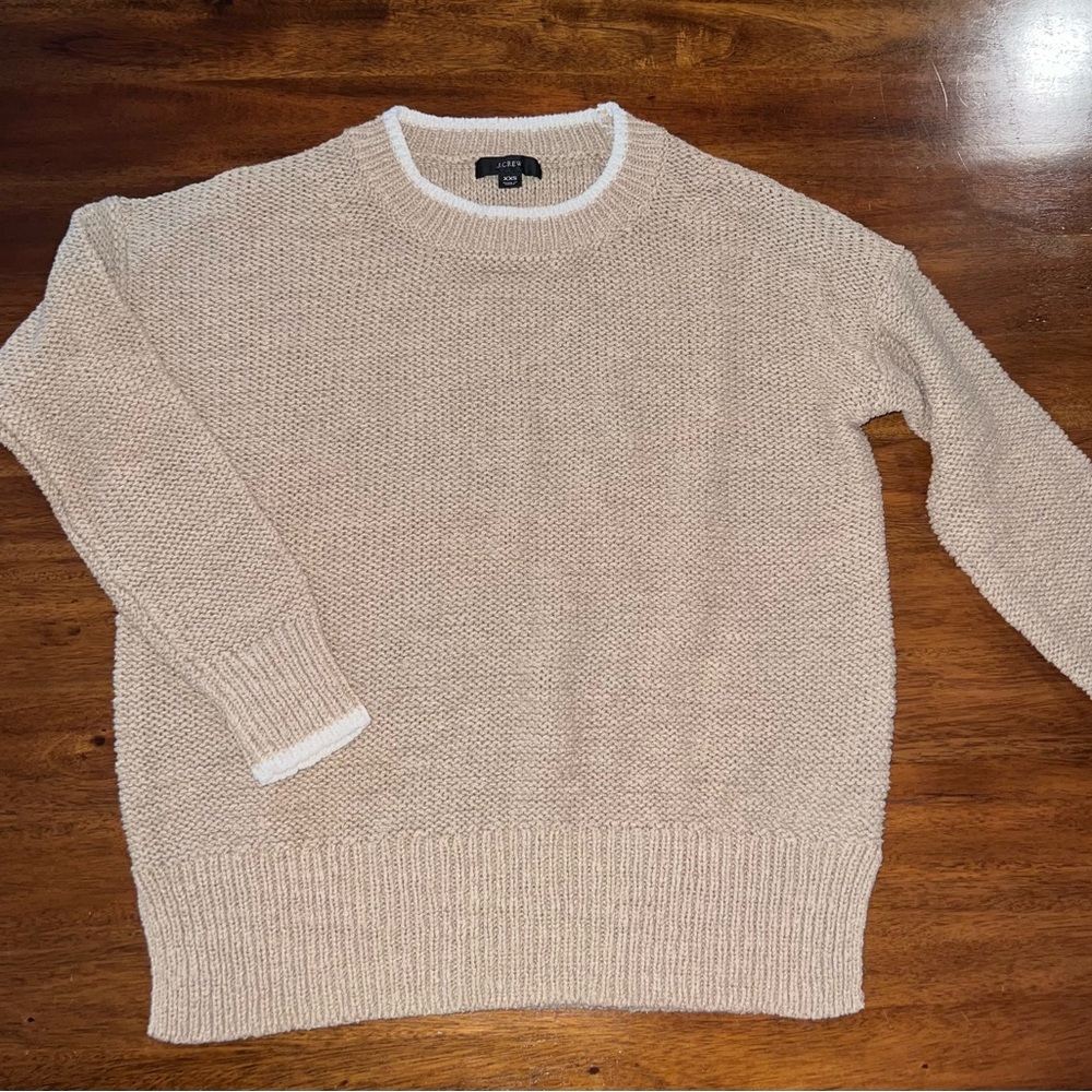 J. Crew Tipped Beach Sweater